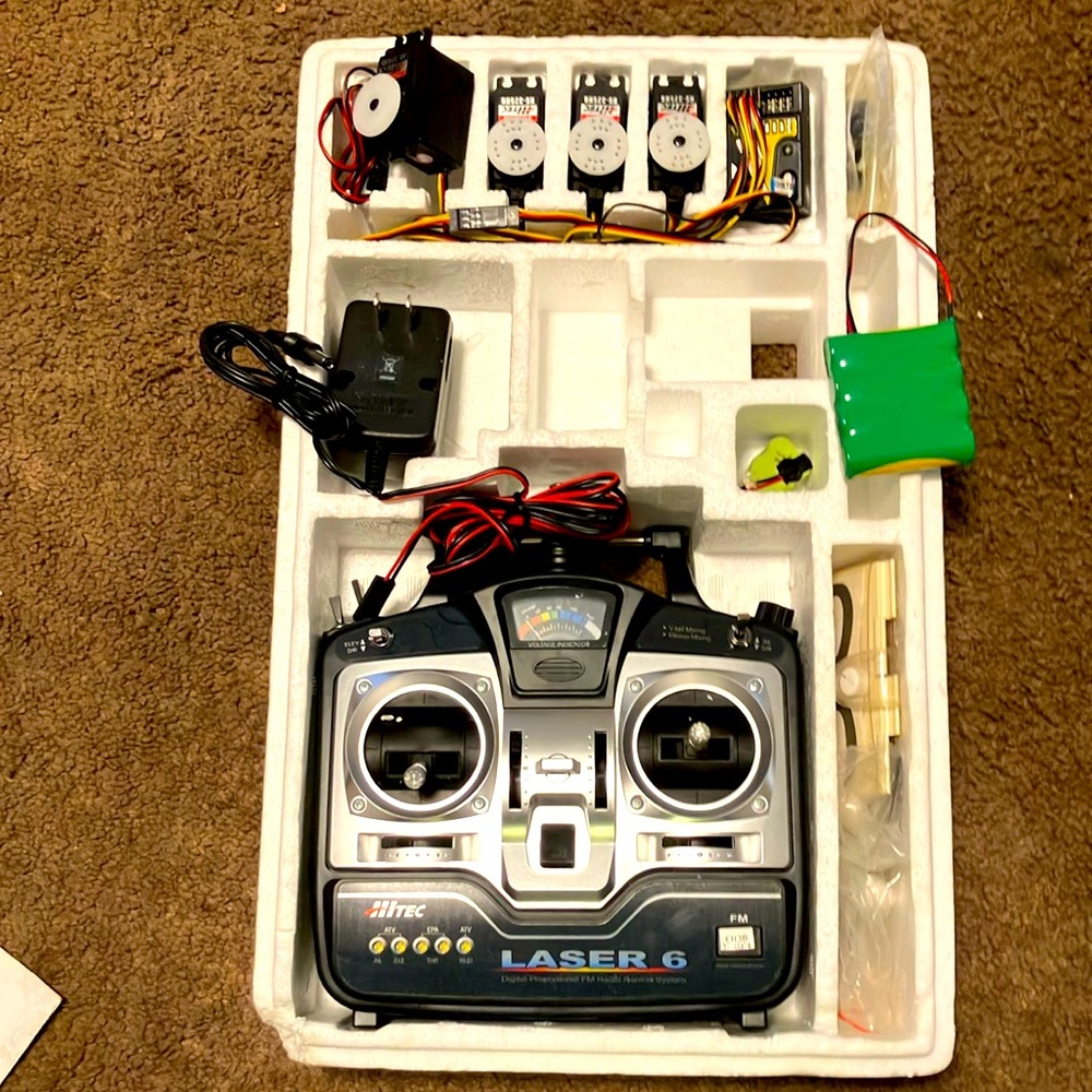 Hi Tec Laser 4 & 6 Digital proportional FM Radio control systems still New